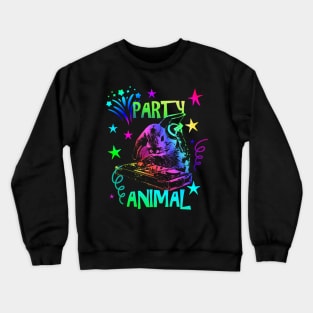 Bunny Party Animal Crewneck Sweatshirt